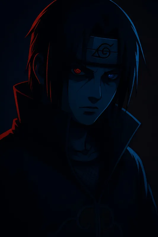Itachi full hd neon wallpaper