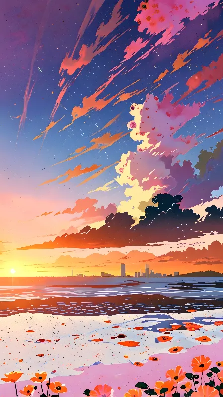 Lofi anime background 