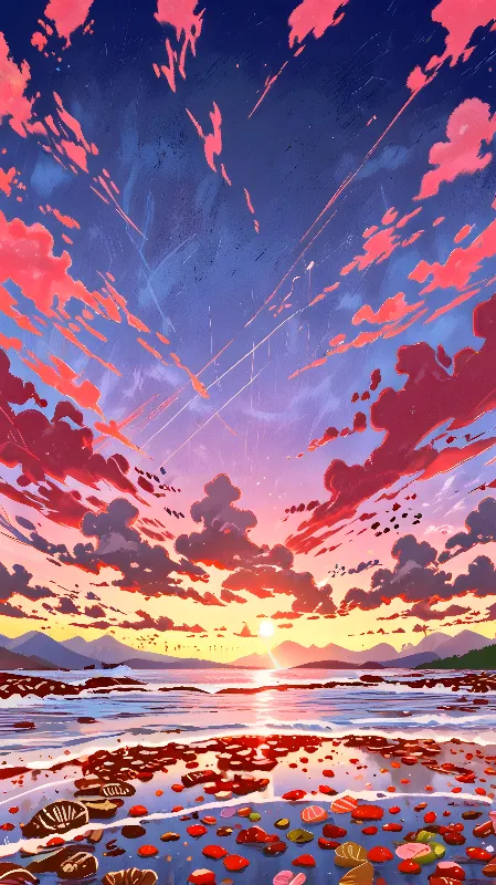 Lofi anime background 
