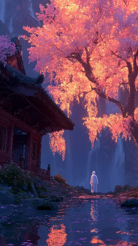 Sakura Waterfall