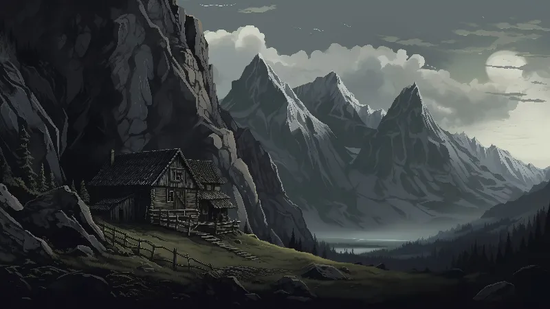 Nature anime 4k wallpaper