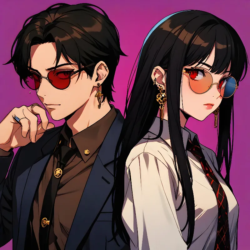 Anime couple