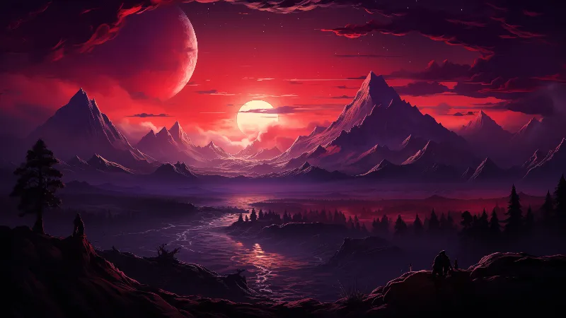 Mysterious world 4k anime wallpaper