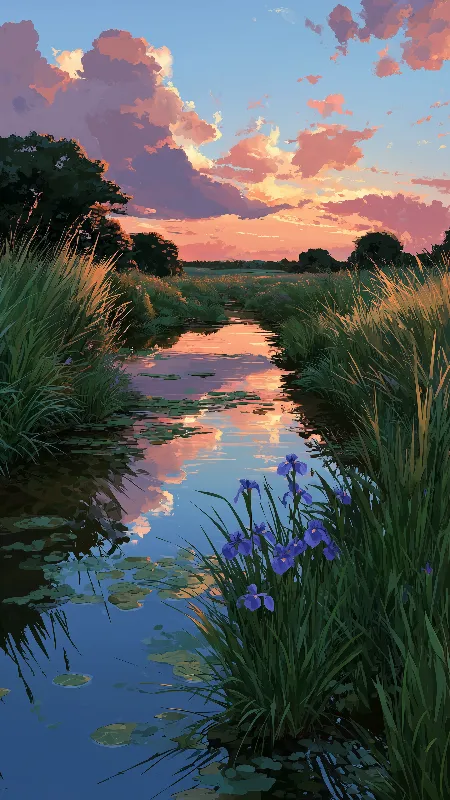Sunset Stream