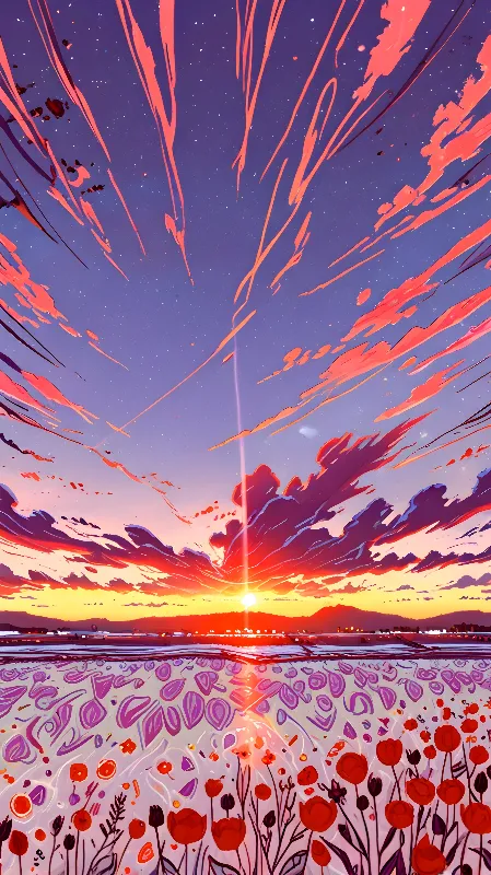 Lofi anime background 