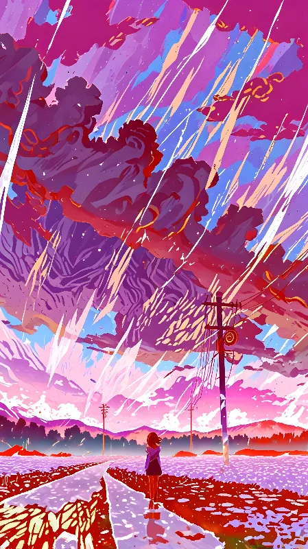Lofi anime background 