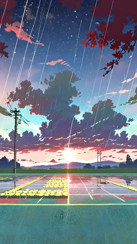 Lofi anime background 