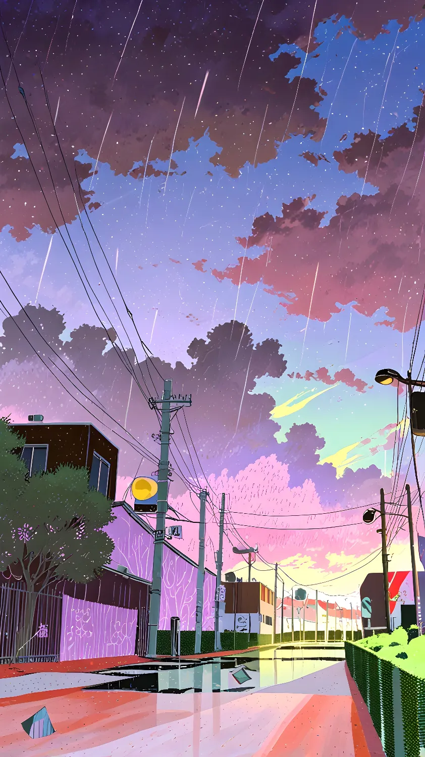 Lofi anime background 