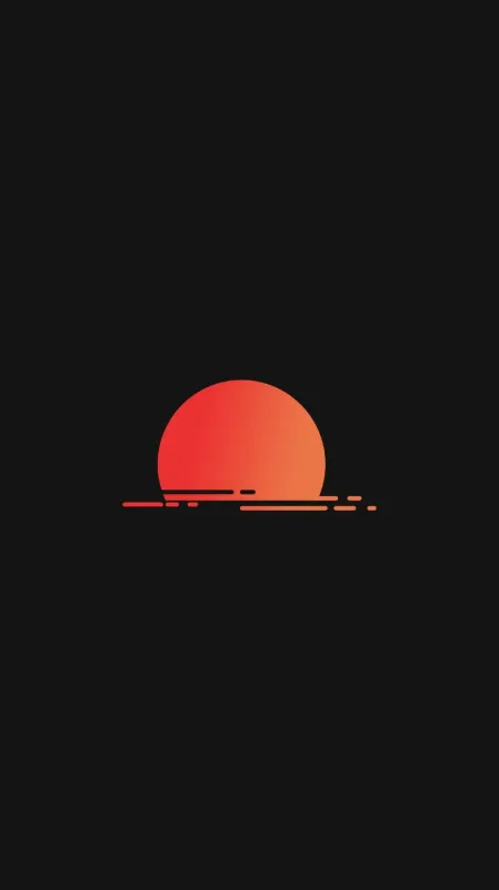 Anime sunset dark cool wallpaper 
