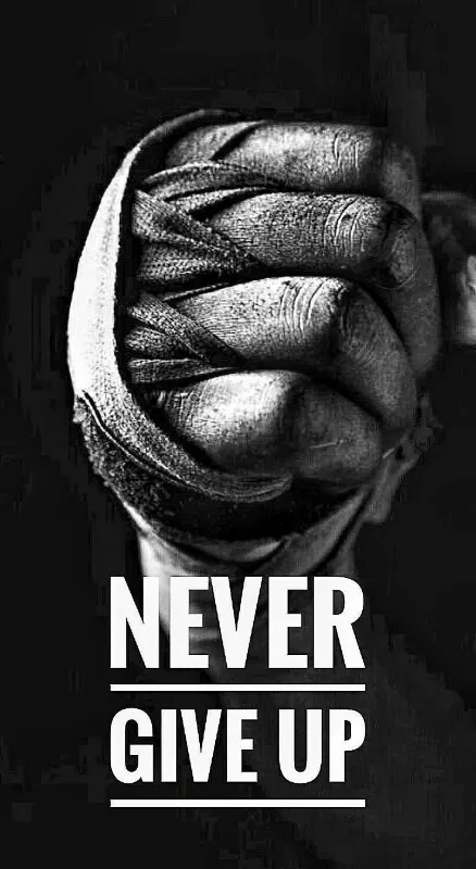 Never Give Up Wallpaper