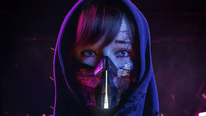 Ai robot girl 4k desktop wallpaper