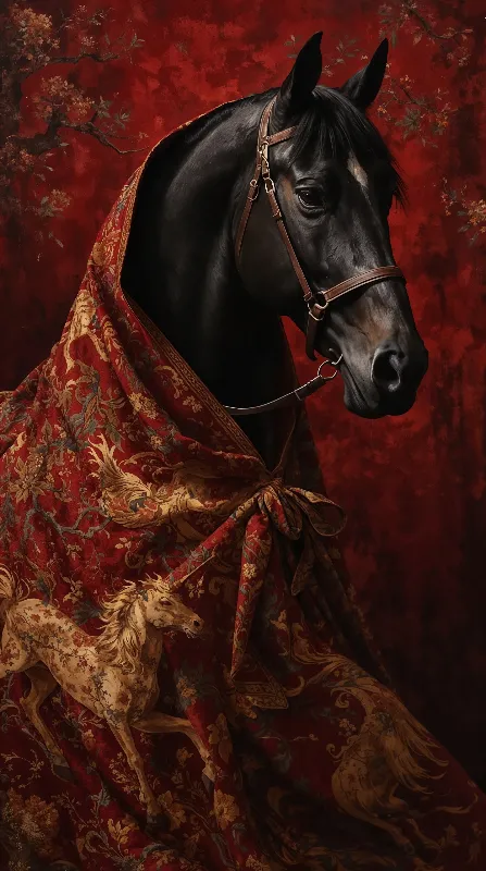 Black horse Wallpaper 
