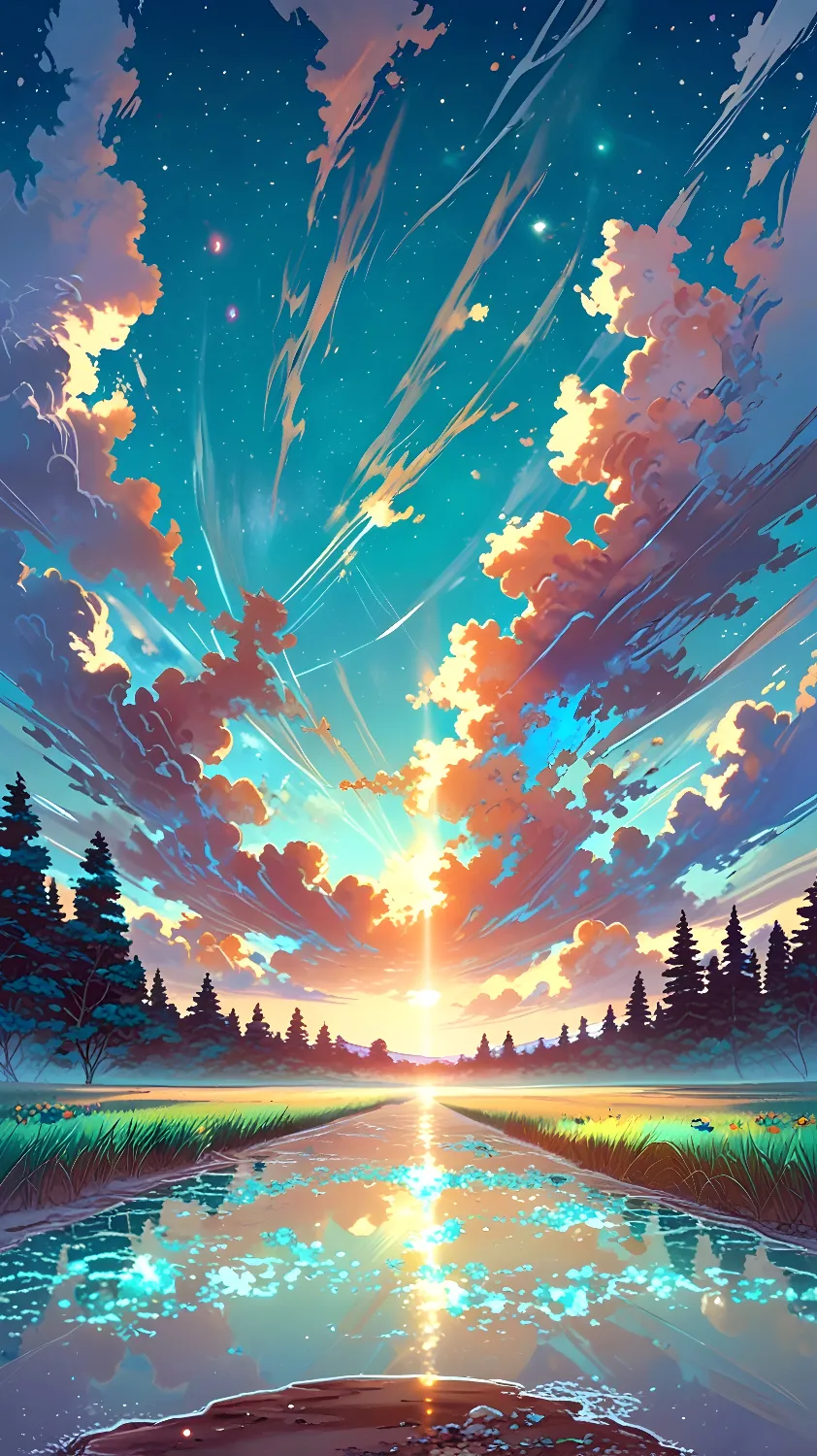 Lofi anime background 
