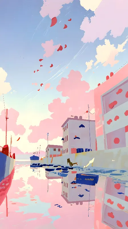 Lofi anime background 