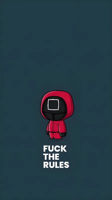 Squid game anime little boy full hd wallpaper