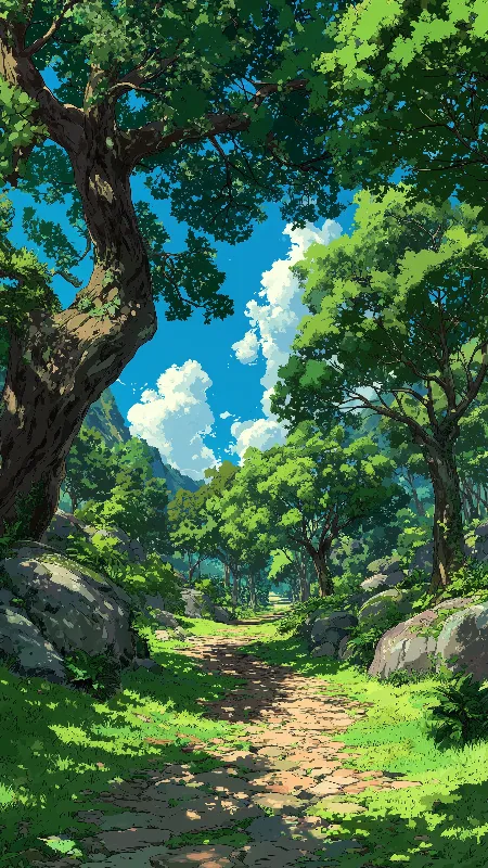 Sunlit Forest