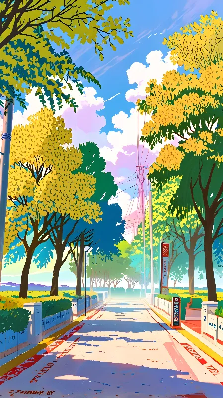 Lofi anime background 