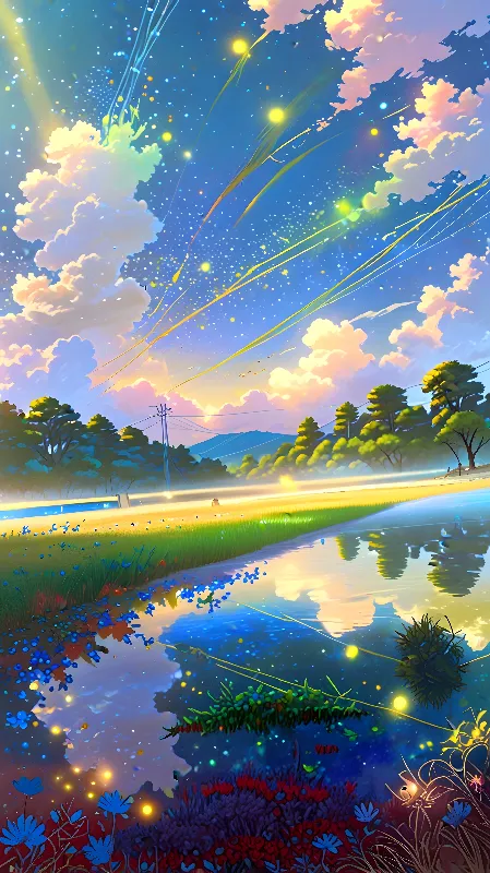 Lofi anime background 