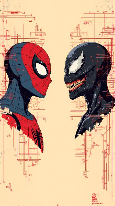 MARVEL  SPIDEY AND VENOM