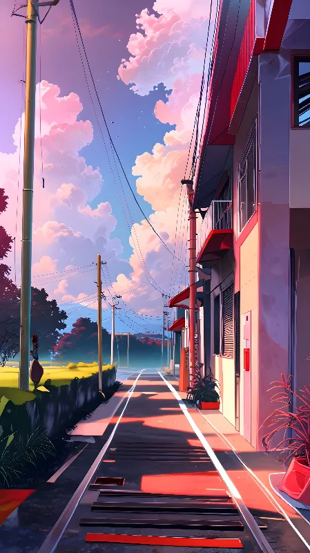 Lofi anime background 