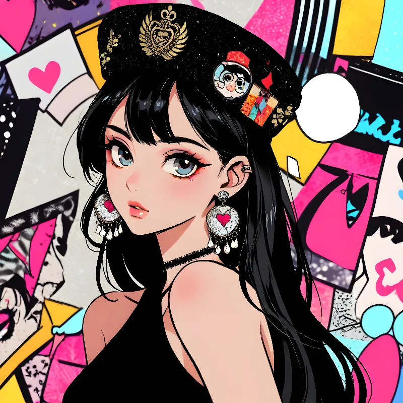Russian anime pop girl