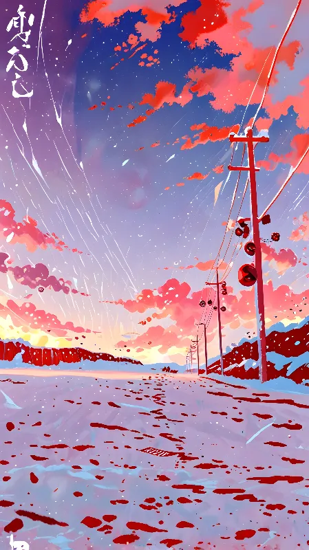 Lofi anime background 
