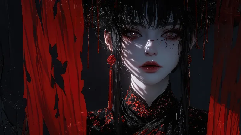 Fantasy girl asian 4k desktop wallpaper
