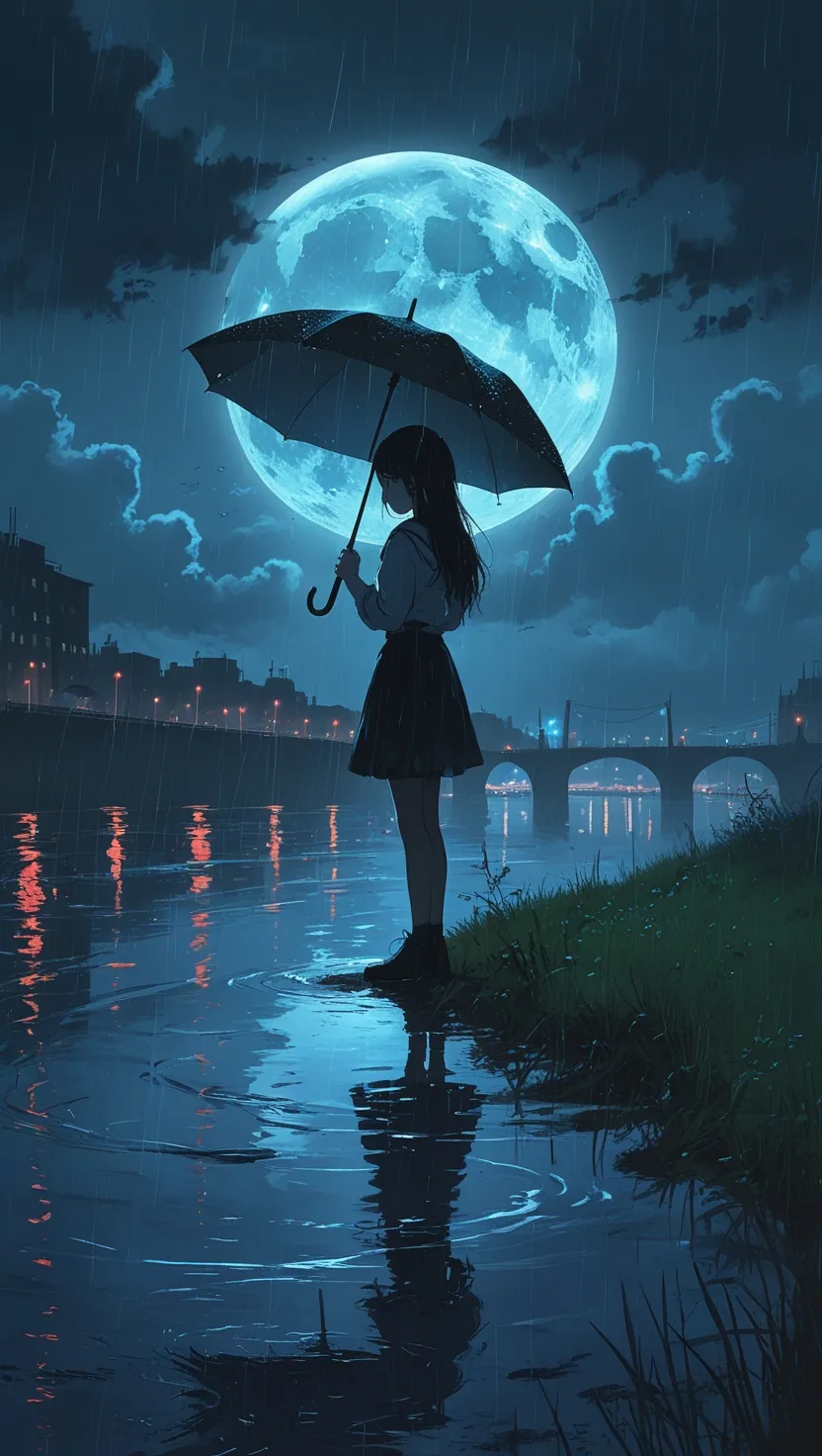 Sad girl alone 
