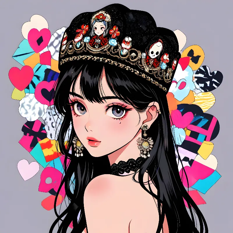 Cute anime girl 