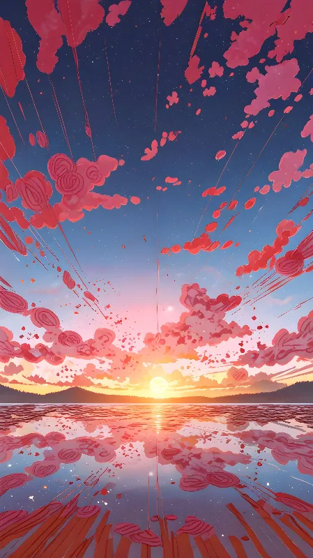 Lofi anime background 
