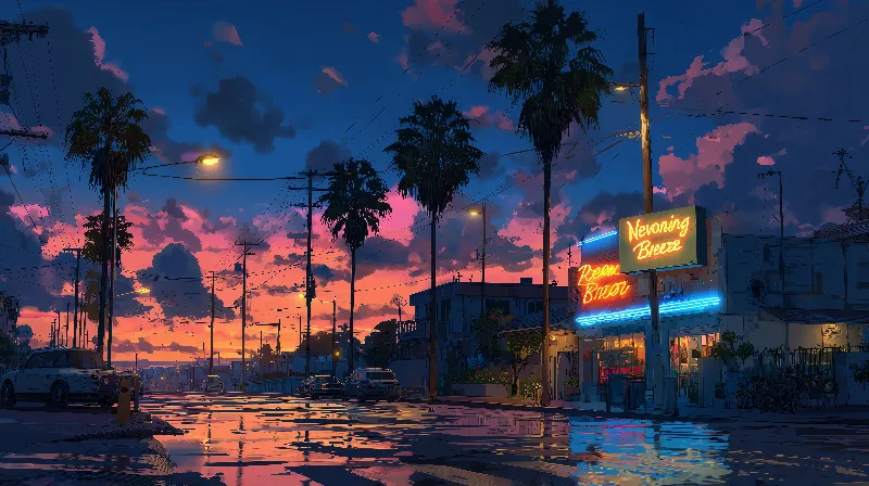 Neon Evening Breeze6