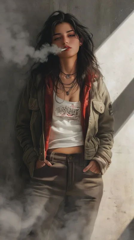 Chill Smoking Girl 