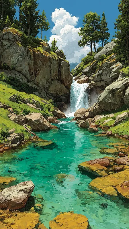 Waterfalls Embrace