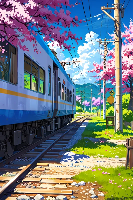 A peaceful spring journey under cherry blossoms 🌸✨