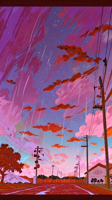 Lofi anime background 