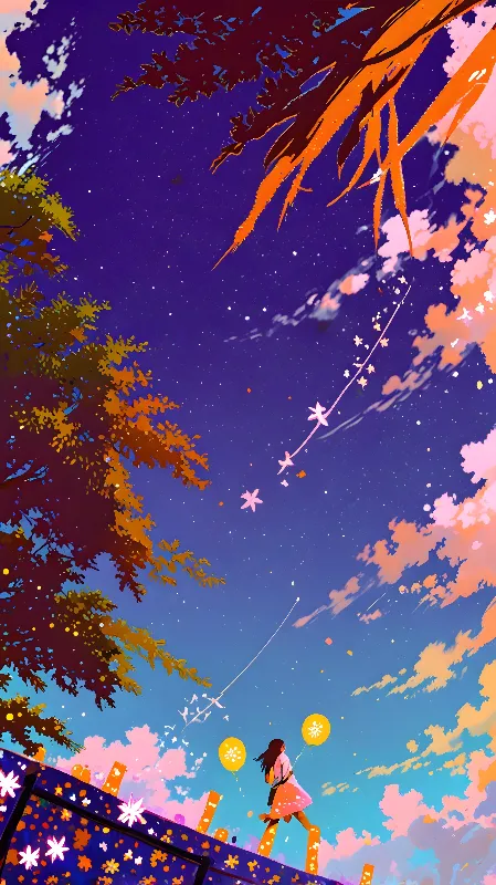 Lofi anime background 