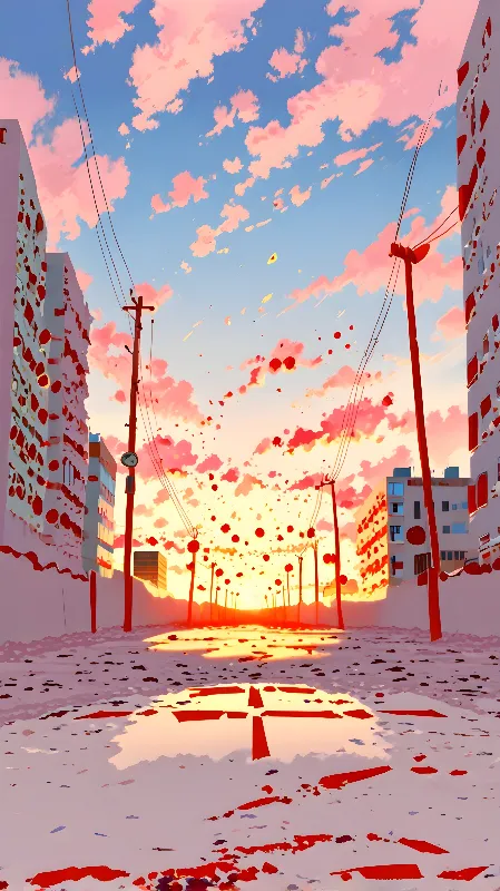 Lofi anime background 