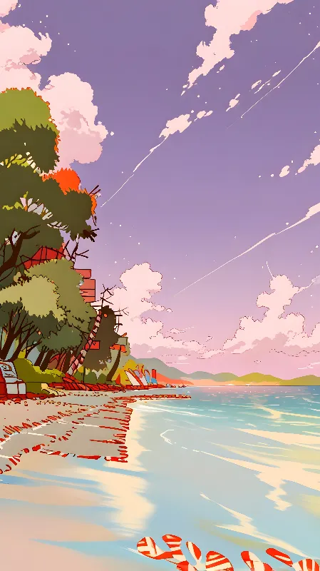Lofi anime background 