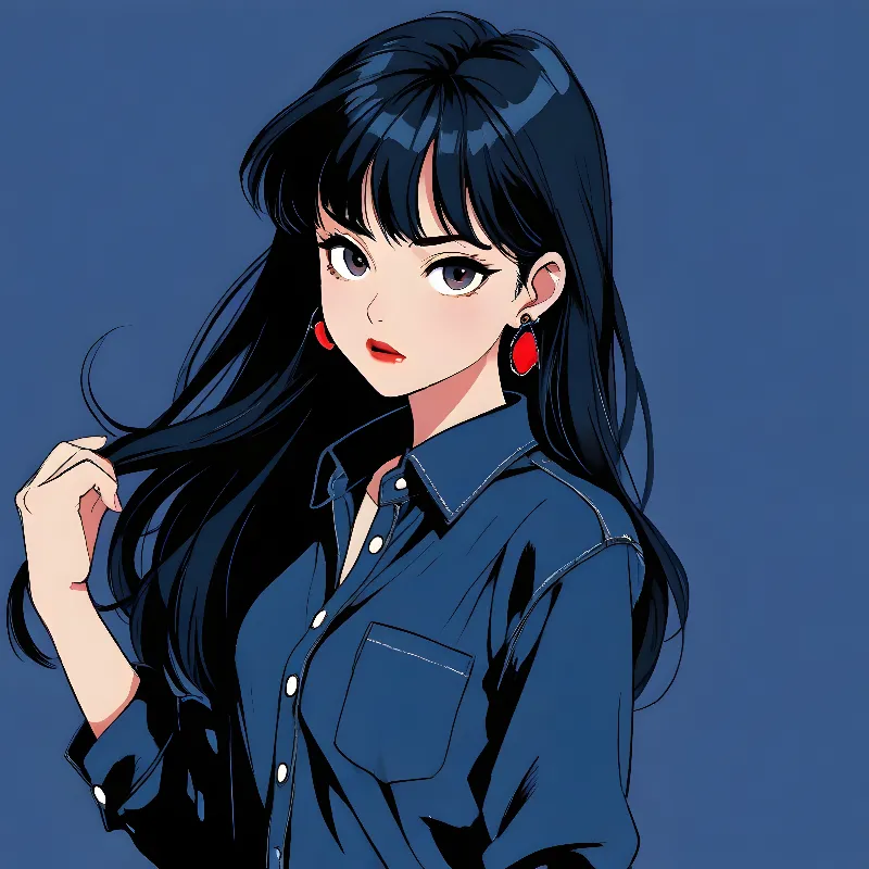 Cute anime girl 