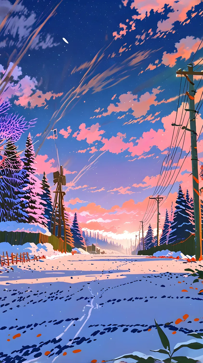 Lofi anime background 