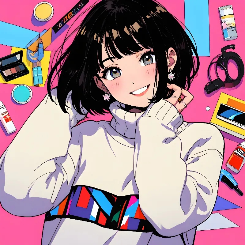 Cute anime girl 