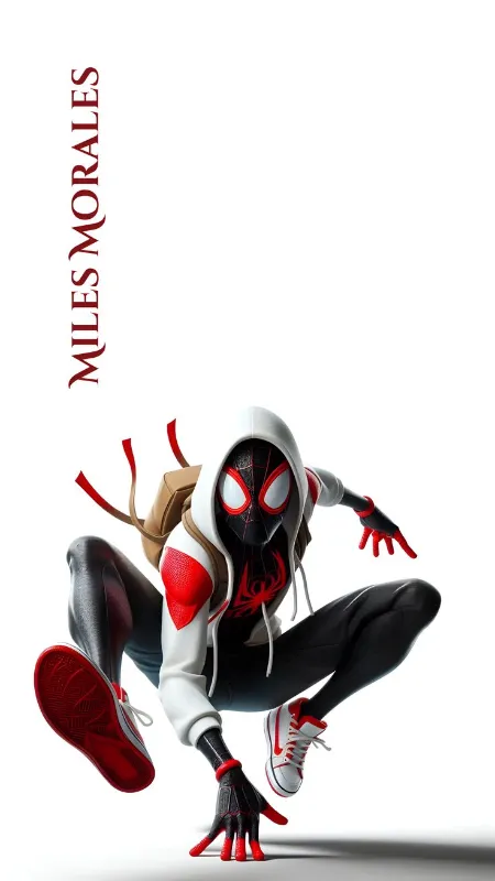 Spiderman miles morales full hd wallpaper 