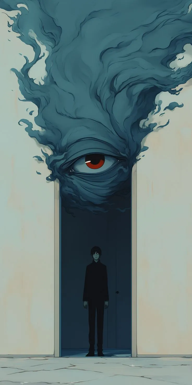 Mysterious door anime full hd wallpaper