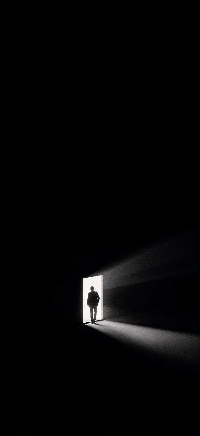 Dark room door aesthetic full hd wallpaper