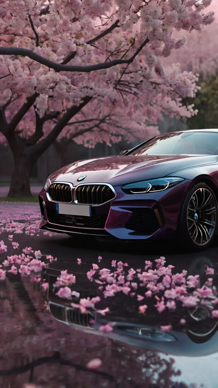 Bmw car running 