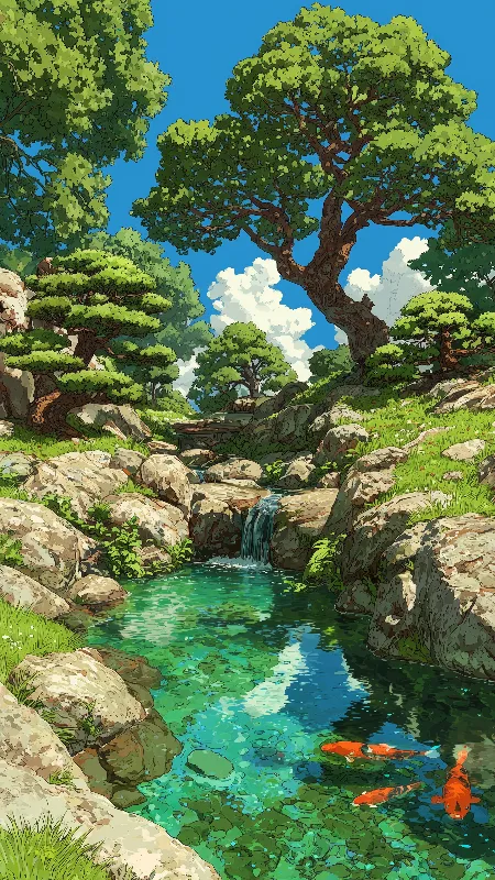 Tranquil Cascade