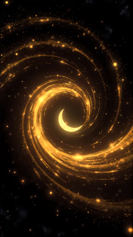 In the heart of cosmos where stars dance