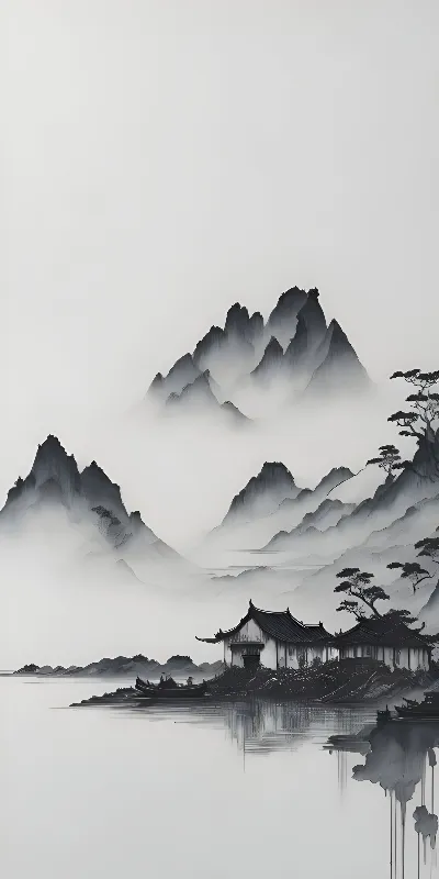 Japanese nature art full hd wallpaper
