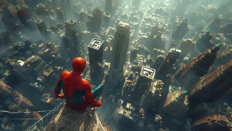 Spider man anime 4k wallpaper 
