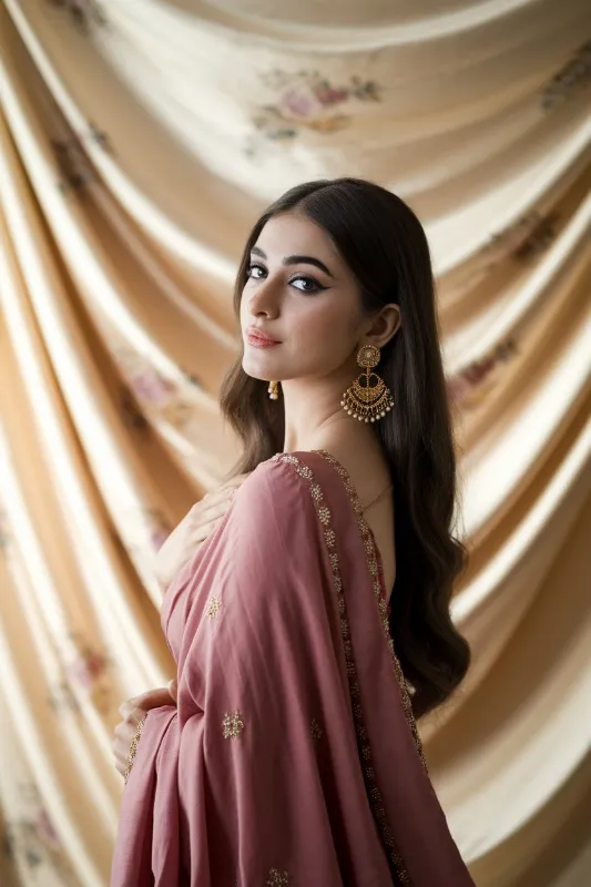 Beautiful lady with indian outfit full hd wallpaper